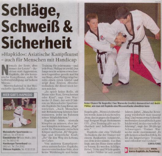 Yu-Dan-Hapkido e. V. | Presse